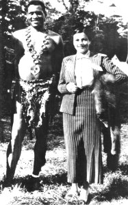 Paul Robeson and Ágay Irén - London, 1934