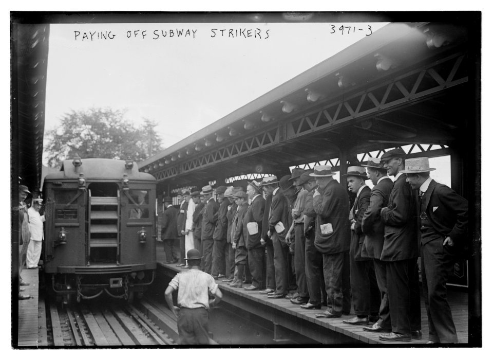 Paying off subway strikers LCCN2014702692