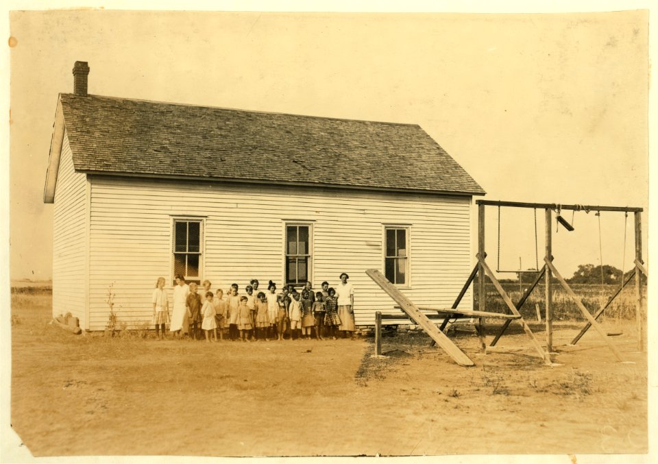 Pecan School -60; Miss Aurell, Teacher. Opened September 4th-8 months term. 22 present to-day; should be 50. Cotton picking chief cause of absence. Enrollment 30, average attendance 25; last LOC nclc.00614