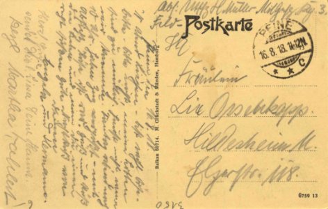 Peine, Niedersachsen - Herzberge (back) (Zeno Ansichtskarten)