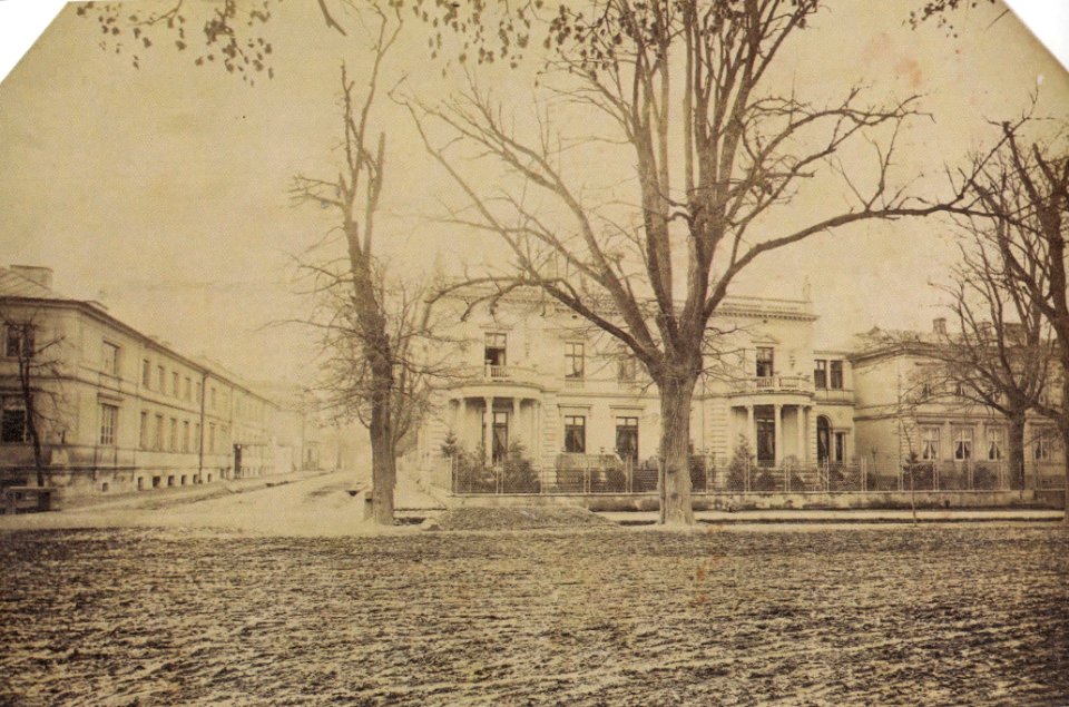 Pałacyk Raua w Warszawie ok. 1875