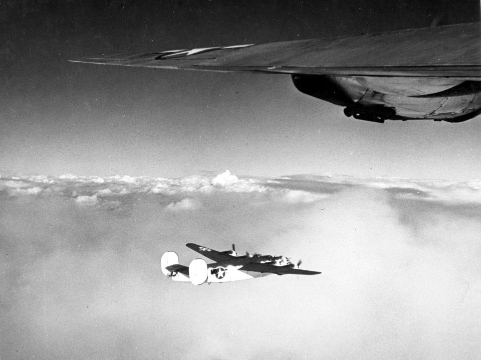 PB4Y-1 Liberator over the Bay of Biscay in December 1943