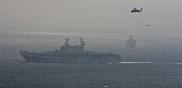 Peleliu participates in COMPTUEX 120721-N-LQ926-570