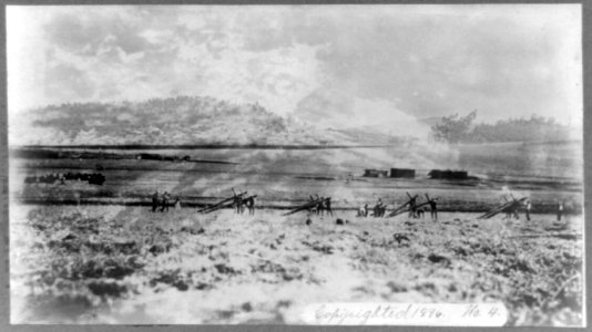 Penitentes ceremony, people dragging huge crosses LCCN91788218