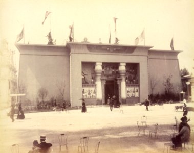 Pavilion of the Suez Canal Company, Paris Exposition, 1889 photo