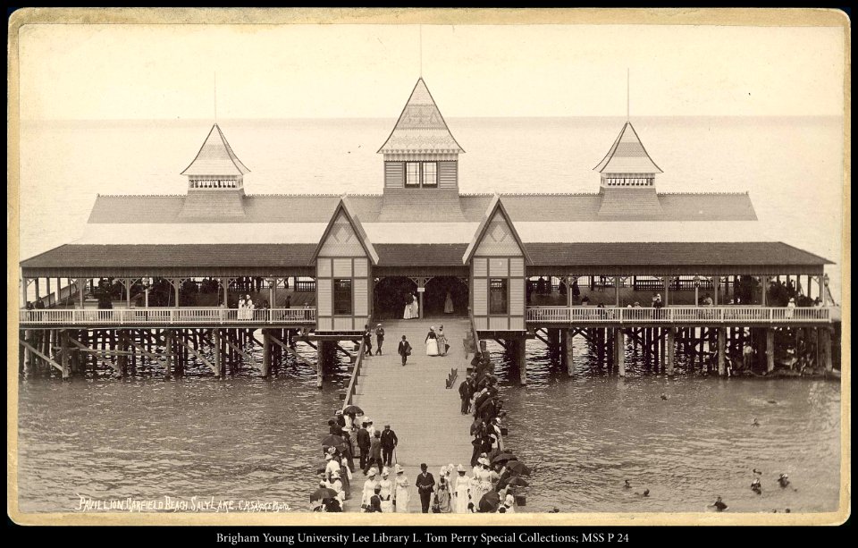 Pavilion, Garfield Beach, Salt Lake, C.R. Savage, Photo photo