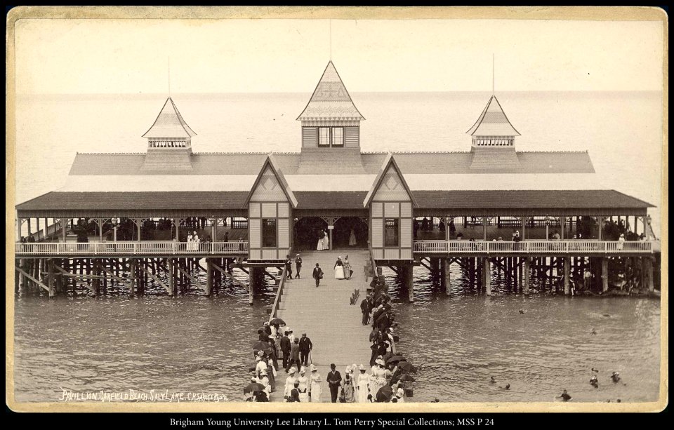 Pavilion, Garfield Beach, Salt Lake, C.R. Savage, Photo