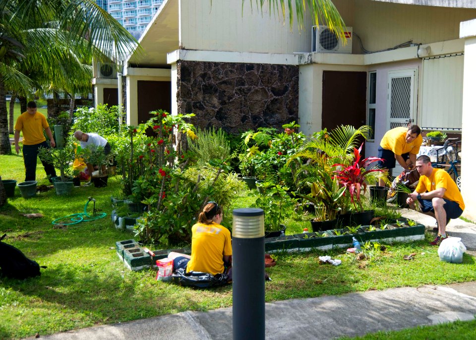 Peleliu participates in GHURA's elderly project, Guma' Trankilidat 140816-N-EH218-053