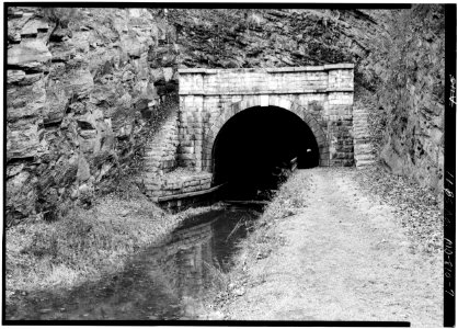 Paw Paw Tunnel South Portal (upstream) From HABS