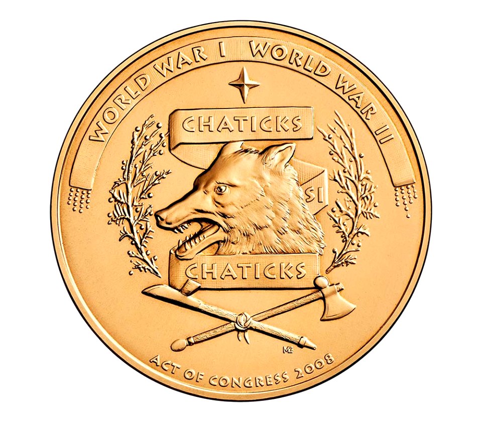Pawnee Nation Congressional Gold Medal (reverse)