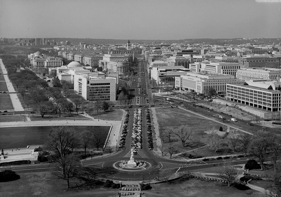 PENNSYLVANIA AVENUE FROM THE CAPITOL DOME