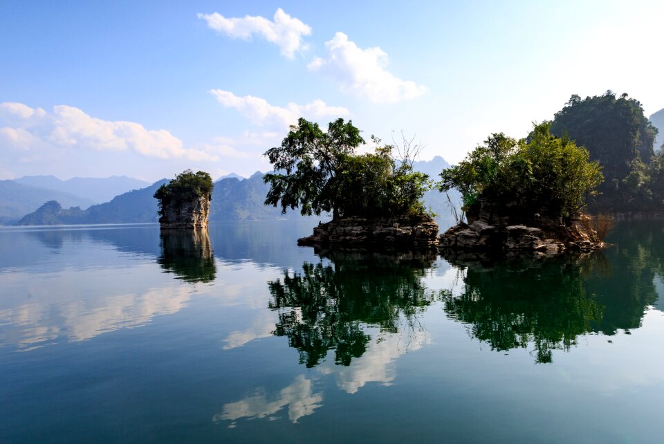 Lake sky viet nam photo