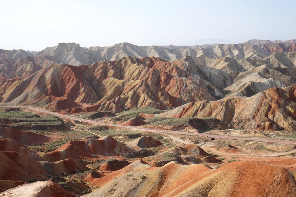 Zhangye danxia colorful