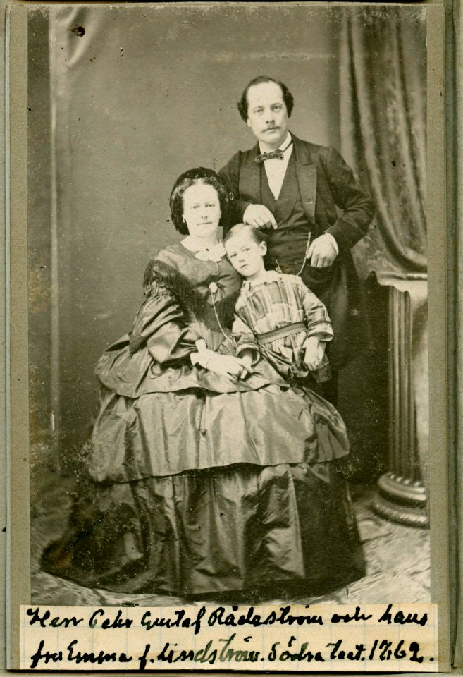 Pehr Gustaf & Emma Rådeström, porträtt - SMV - H7 092