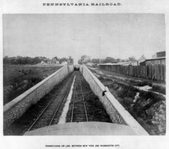 Pennsylvania Railroad advertising material- Pennsylvania Air Line, between New York and Washington City LCCN2005675947 photo