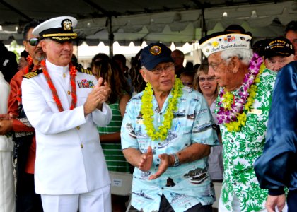 Pear Harbor survivors are recognized. (8264506392)