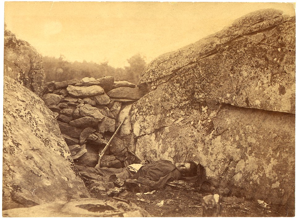 Pennsylvania, Gettysburg. The Home of a Rebel Sharpshooter - NARA - 533315