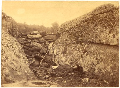 Pennsylvania, Gettysburg. The Home of a Rebel Sharpshooter - NARA - 533315