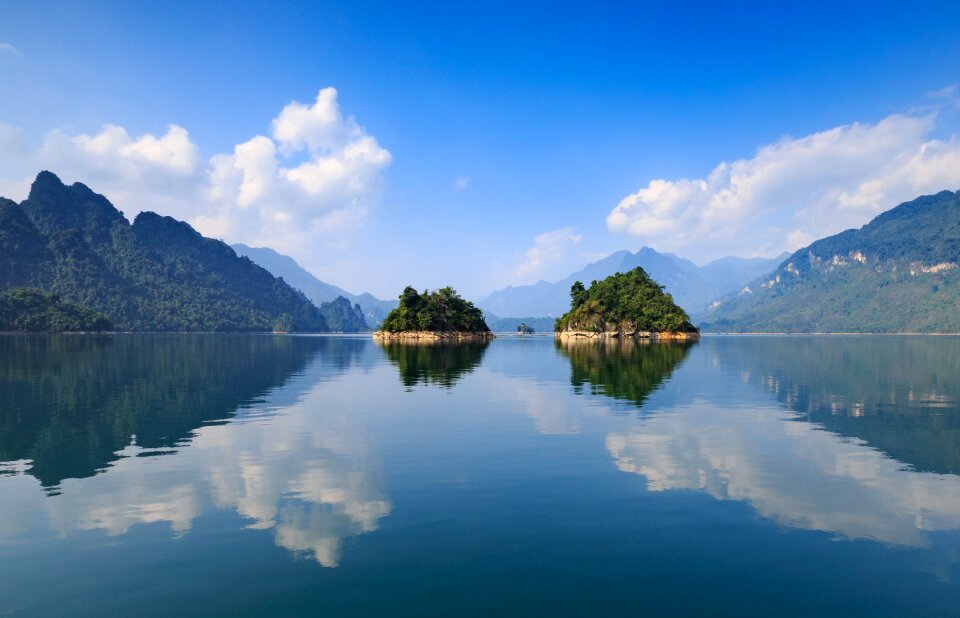 Mountain lake viet nam