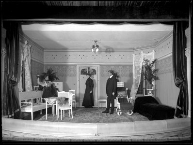 Pelikanen, Intima teatern 1907. Föreställningsbild - SMV - IT001