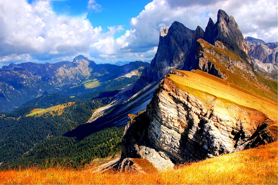 Val gardena south tyrol nature