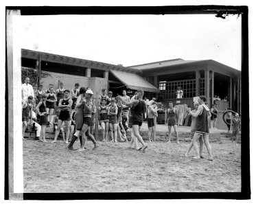 People dancing on beach), 7-6-22 LOC npcc.06641