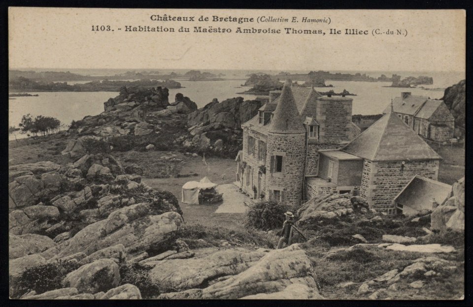 Penvénan - Habitation du Maestro Ambroise Thomas Ile Illiec - AD22 - 16FI2787