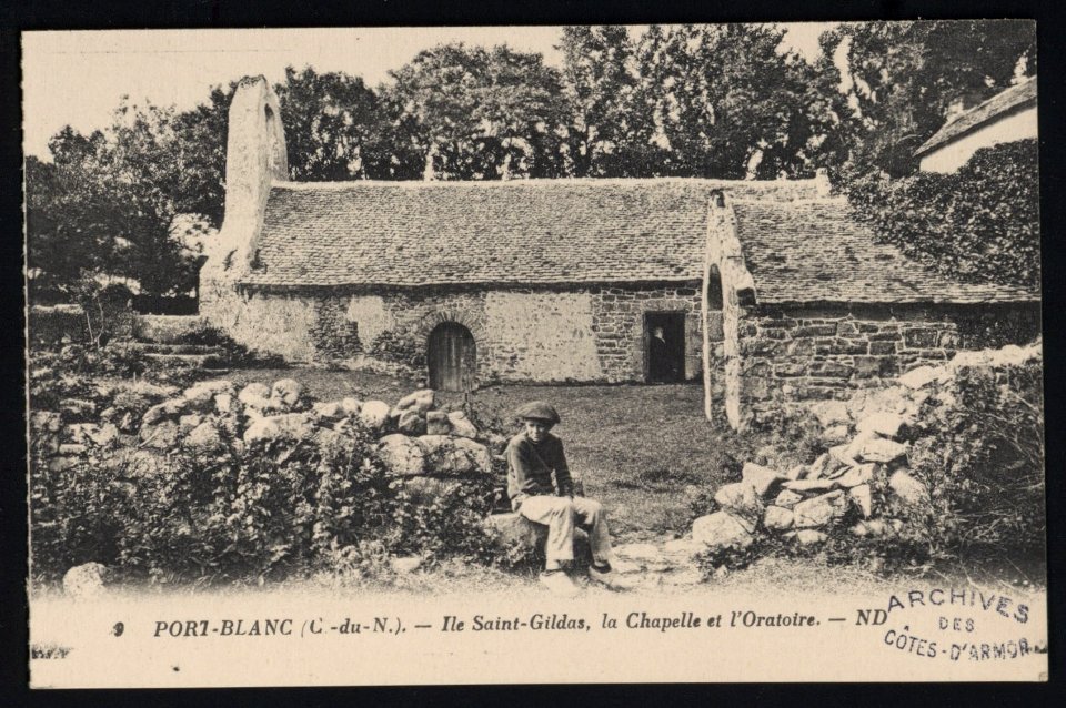 Penvénan - Ile Saint-Gildas, chapelle et Oratoire - AD22 - 16FI2819