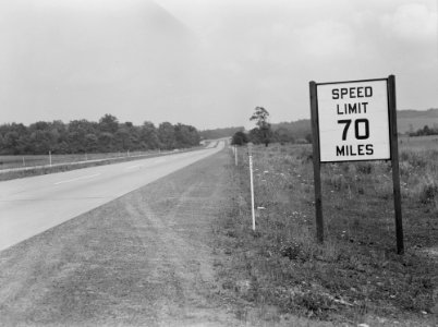 Pennsylvania Turnpike 70 mph 1942