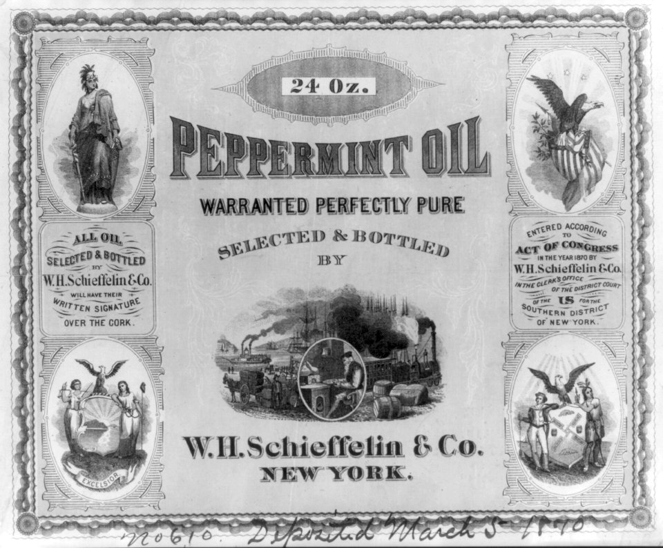 Peppermint oil LCCN2001701415