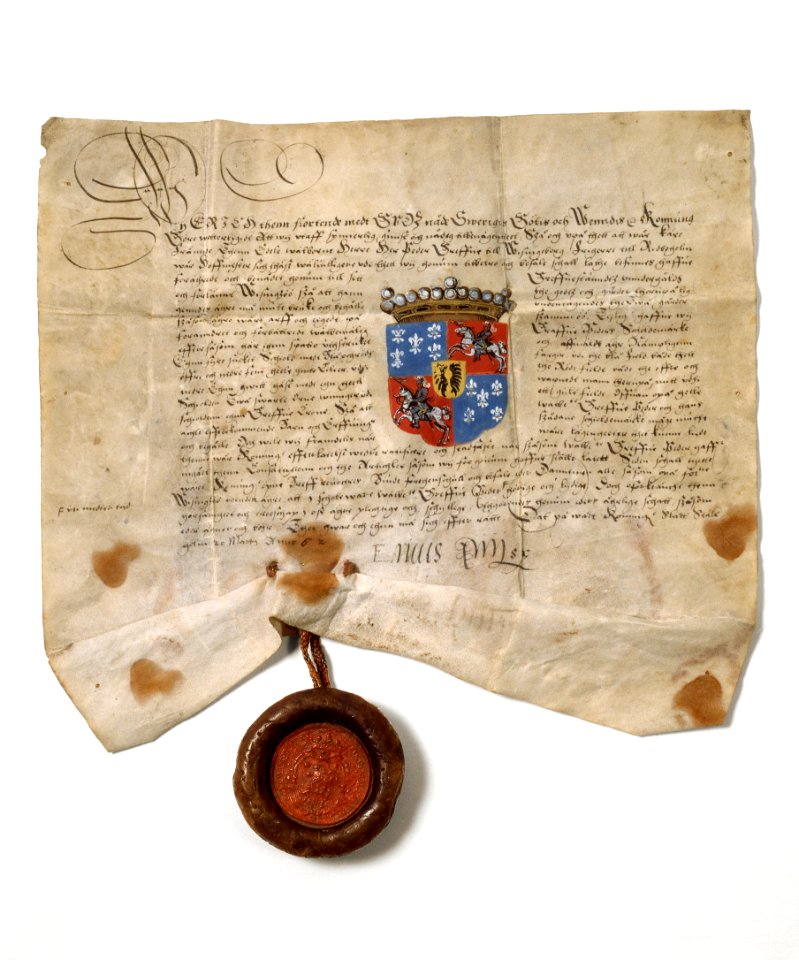 Per Brahes grevebrev - Skoklosters slott - 21876