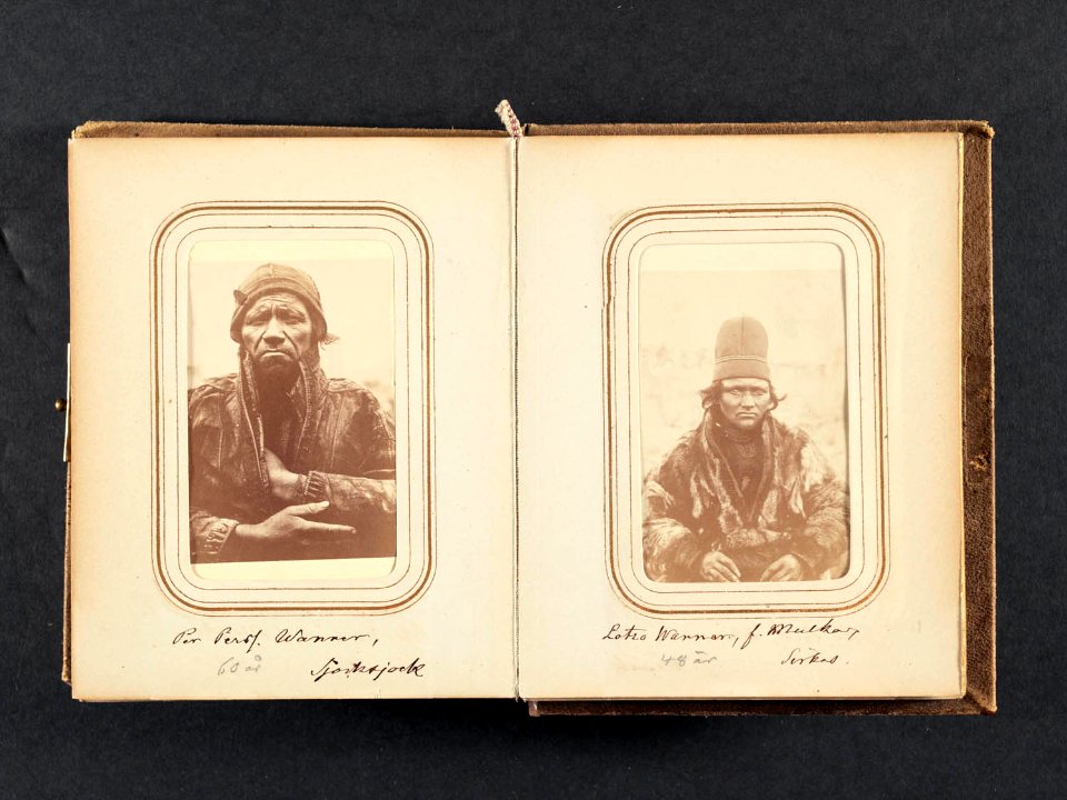 Per Persson Vannar, 60 år, Sjokksjokks sameby i Jokkmokks socken. Lotten von Düben 1868 - Nordiska Museet - NMA.0033124 2