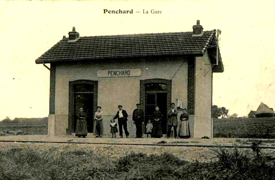 Penchard (77), gare du tramway de Meaux à Dammartin