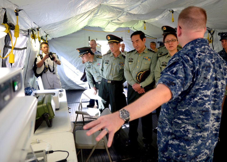 People's Liberation Army Senior Medical Delegation Visit PACOM and Pearl Harbor Day 2 140311-N-DX698-262