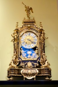 Pendule (wall clock) with boulle casing, Balthazar, Paris, c. 1720 - Mathematisch-Physikalischer Salon, Dresden - DSC07952