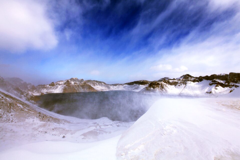 Landscape panoramic heavenlake