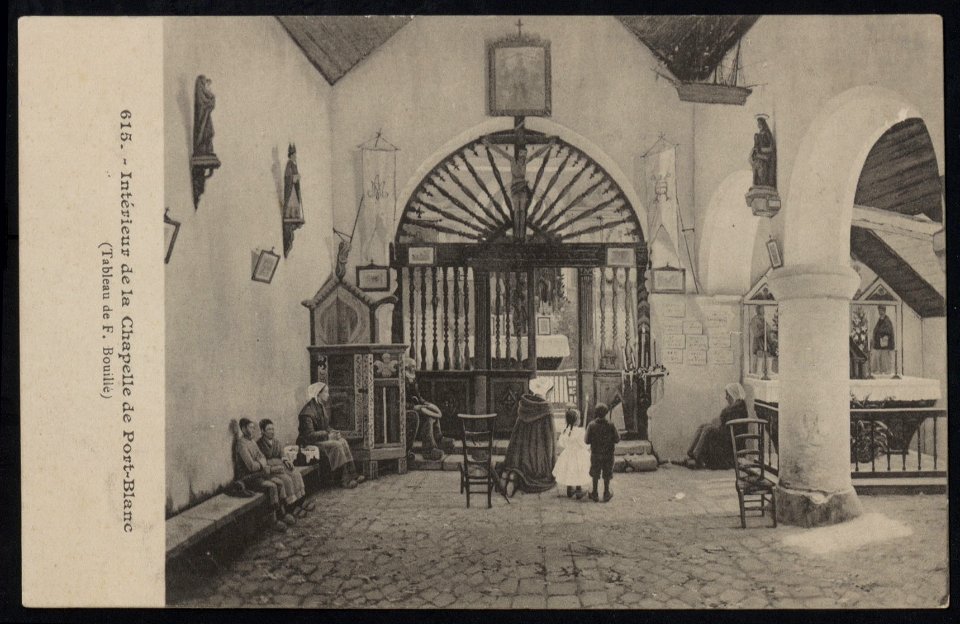 Penvénan - Intérieur de la chapelle de Port-Blanc - AD22 - 16FI2783