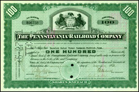 Pennsylvania Railroad 1912 photo