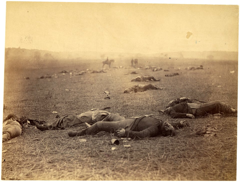Pennsylvania, Gettysburg. A Harvest of Death - NARA - 533310