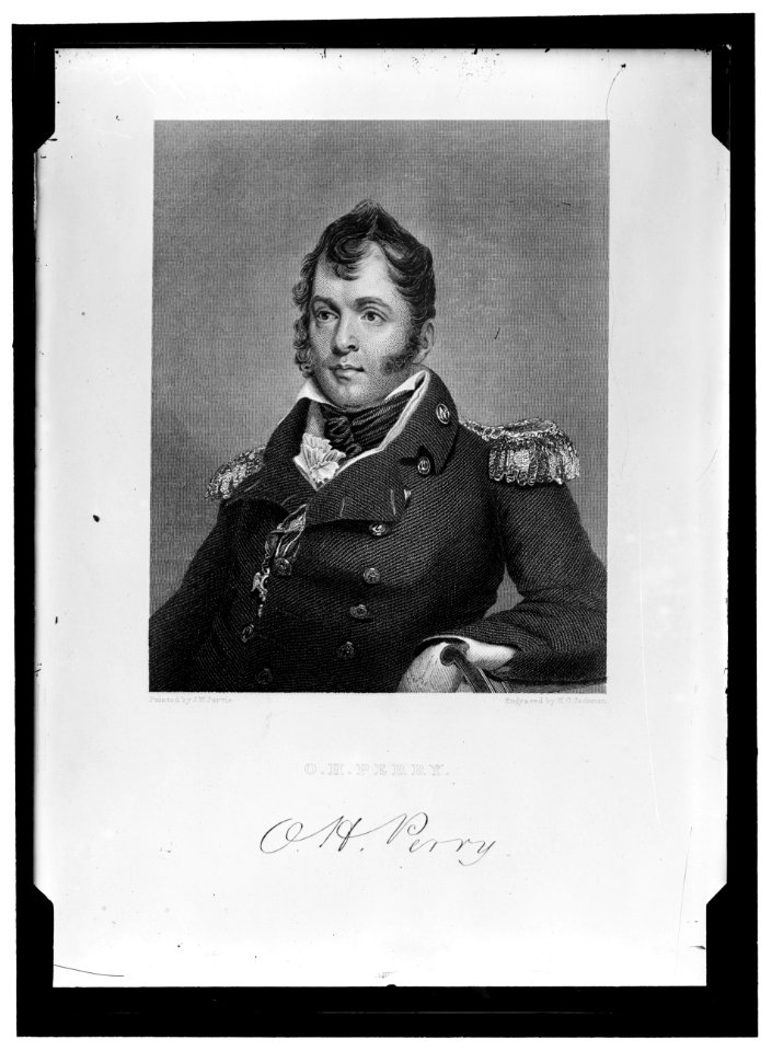 PERRY, OLIVER HAZARD. COMMODORE, U.S.N. ENGRAVED PORTRAIT LCCN2016866815