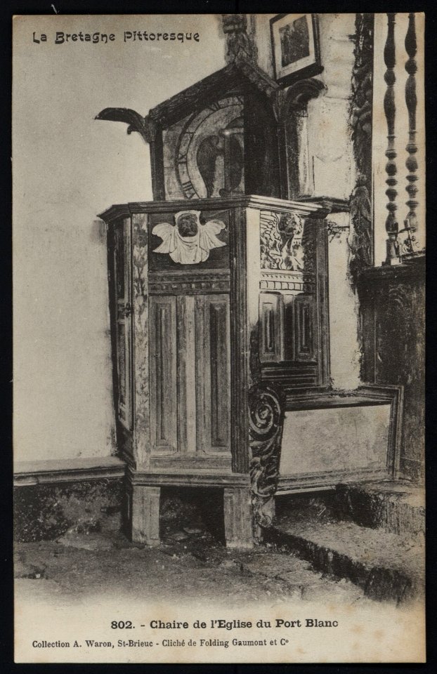Penvénan - Chaire de l'Eglise du Port Blanc - AD22 - 16FI2809