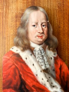 Per Brahe d.y. greve och riksråd 1602-1680. Oljemålning på kontursågad furupannå från cirka 1700 - Skoklosters slott - 95180