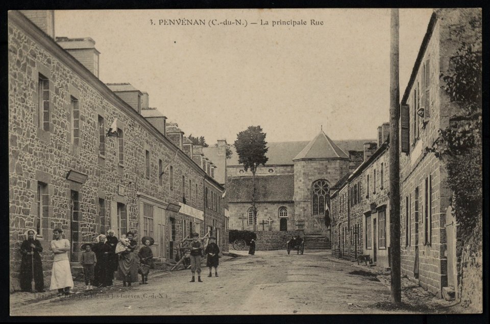 Penvénan - Principale rue - AD22 - 16FI7025