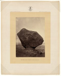 Perched Rock, Rocker Creek, Arizona - W. Bell, phot. LCCN2007684812