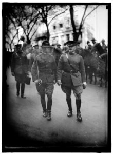 PERSHING, JOHN J. GENERAL, U.S.A. FIRST DIVISION; PARADE LCCN2016870454