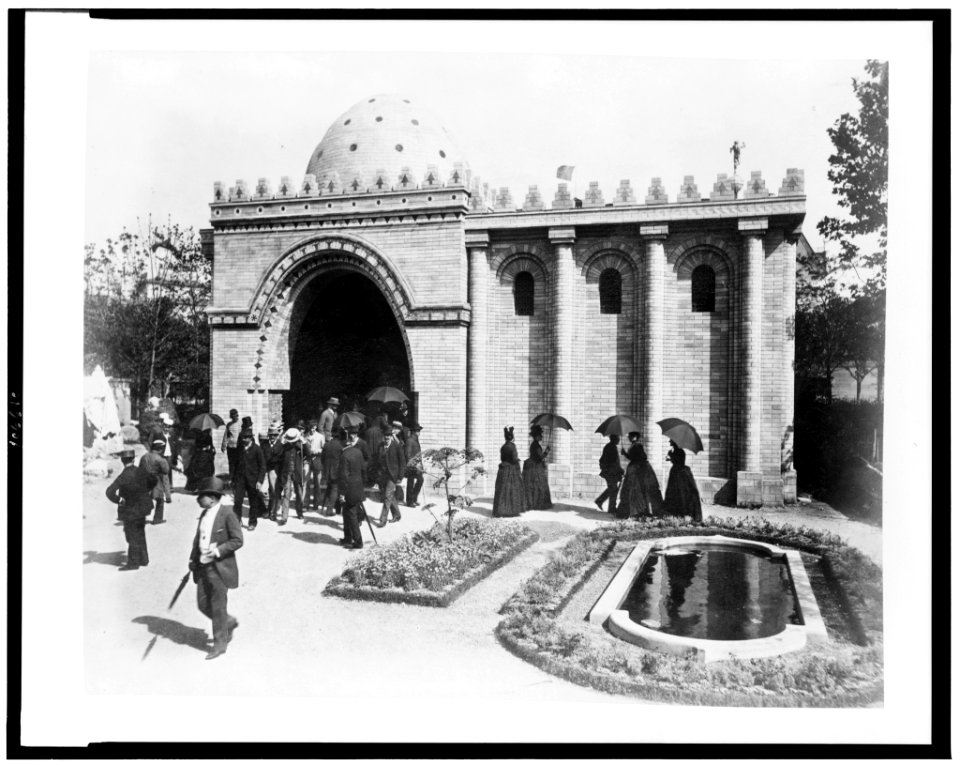 Persian house in the History of Habitation exhibit, Paris Exposition, 1889 LCCN92521041