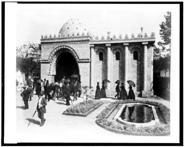 Persian house in the History of Habitation exhibit, Paris Exposition, 1889 LCCN92521041