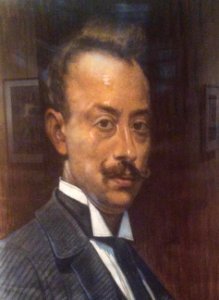Pere Sutrà- Autoretrat (visió lateral)