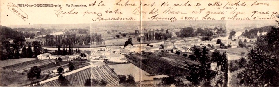 Pessac-sur-Dordogne - vue générale 1