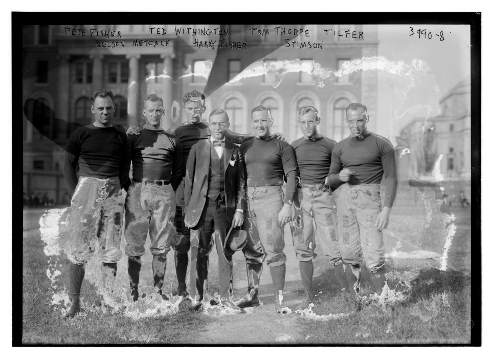 Pete Fisher, Ted Withington, Tom Thorpe, Tilfer, Nelson Metcalf, Harry Fisher, Stimson LCCN2014702814